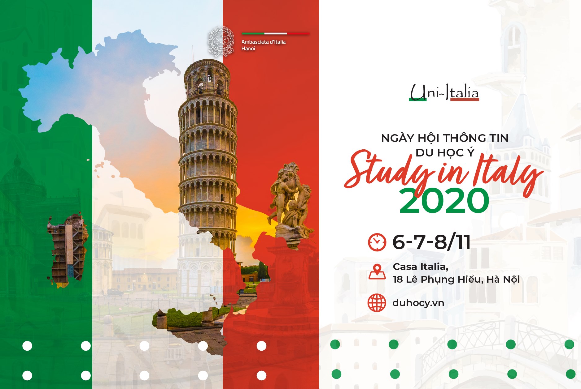 [HTQT] "Study in Italy 2020” - Ngày hội thông tin du học Ý