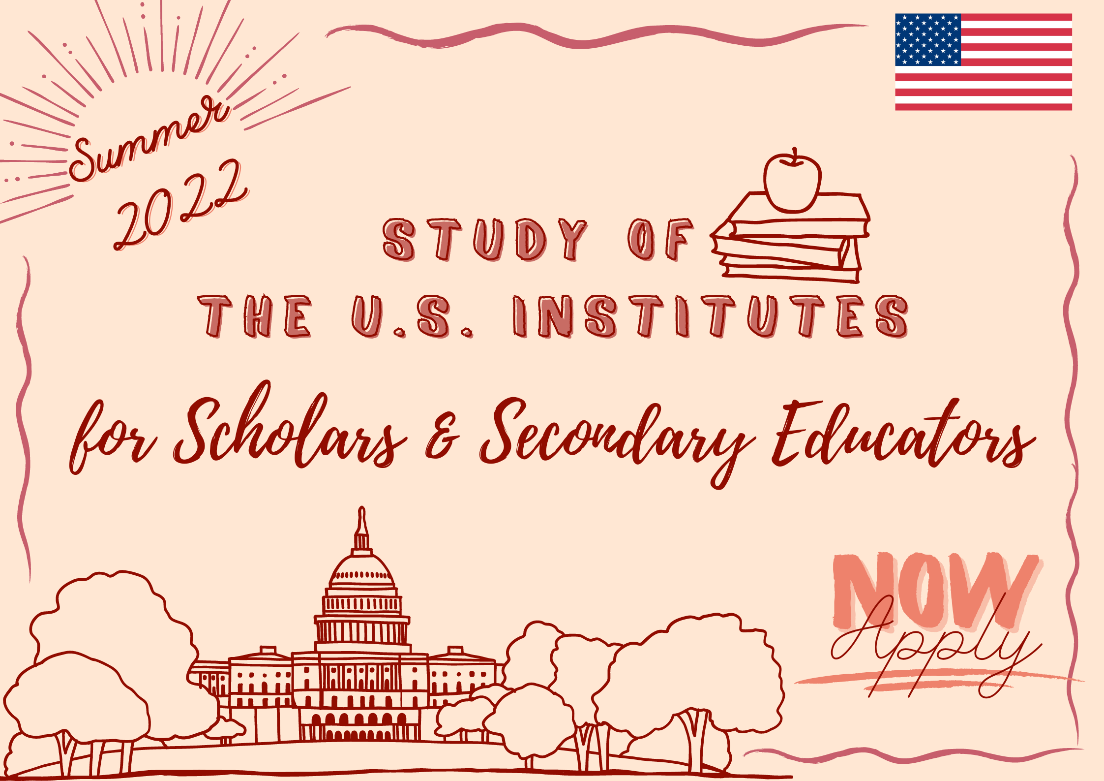 [HTQT] Thông báo chương trình Nghiên cứu Hoa Kỳ dành cho học giả và chuyên gia giáo dục phổ thông mùa hè năm 2022