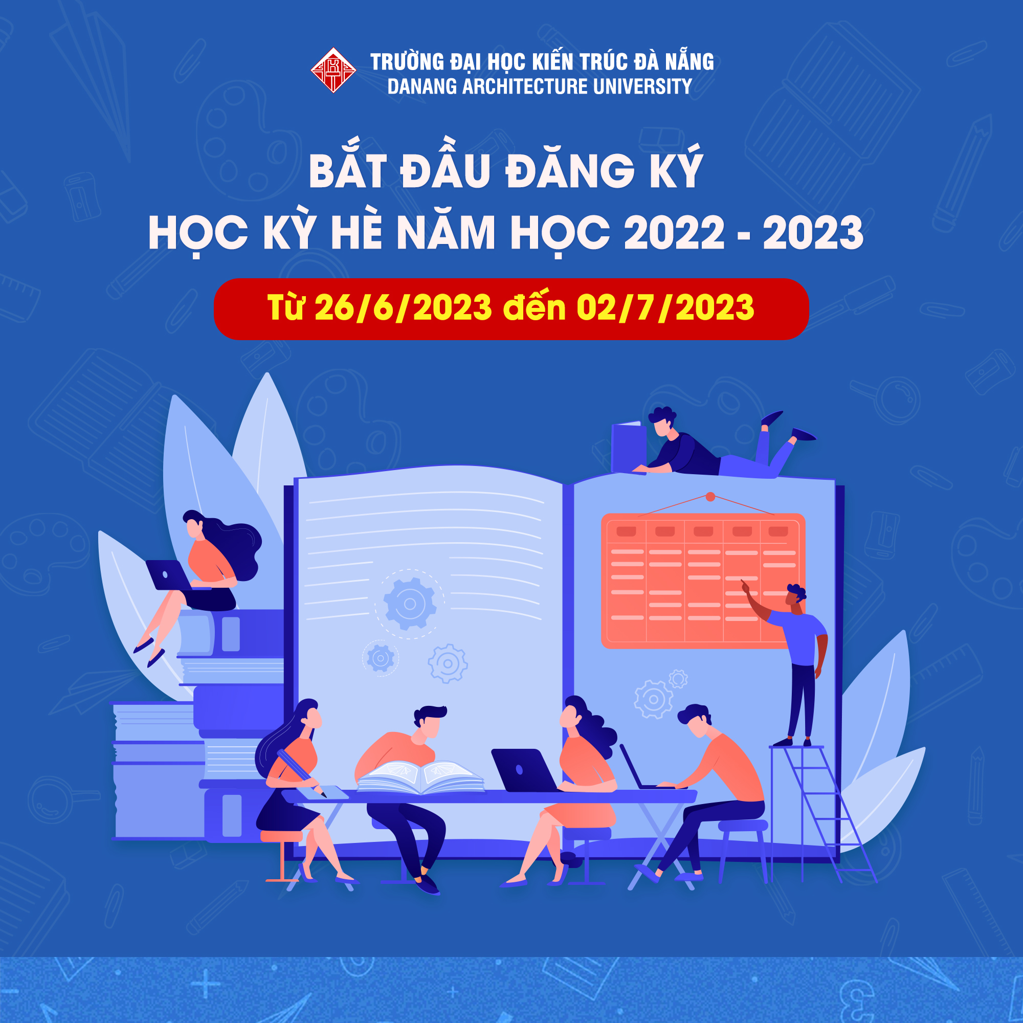 Thông báo tổ chức học kỳ hè năm học 2022 - 2023 